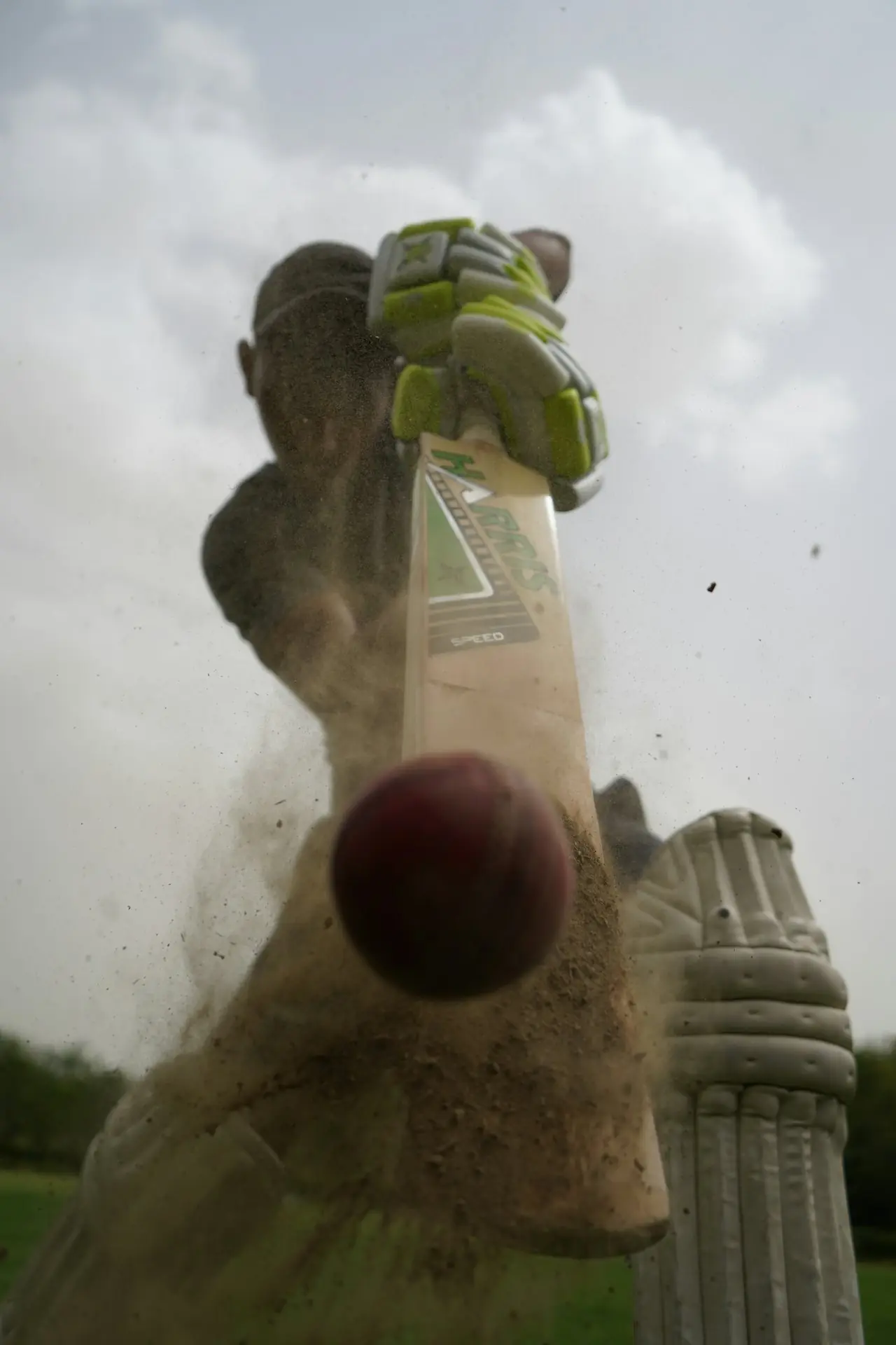 Cricket scouting notes and match footage on a laptop